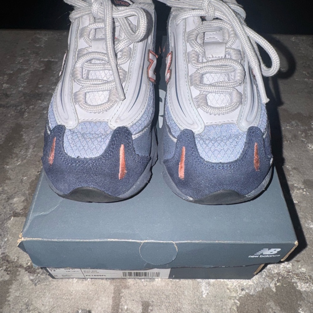 New Balance Navy and Light Gray Sneakers